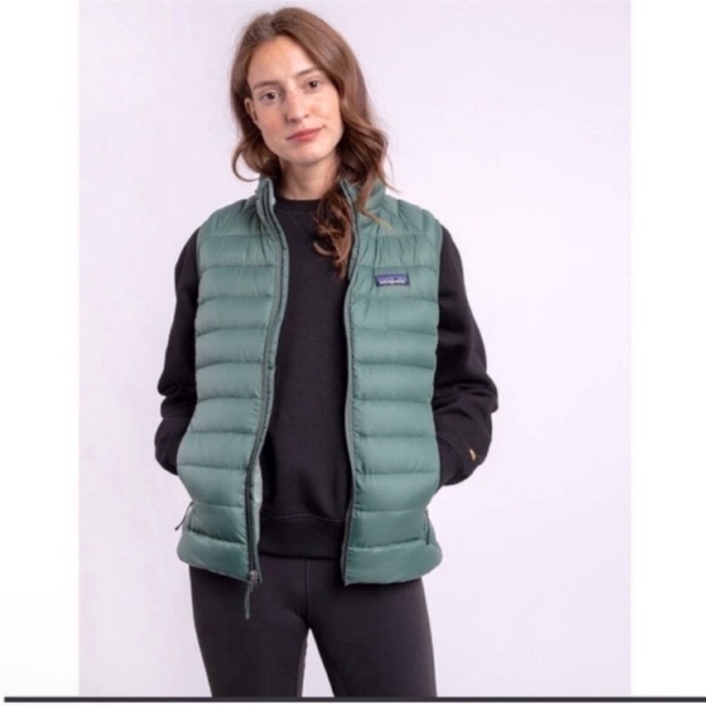 Patagonia Down Sweater Vest Women's Medium Regen Green